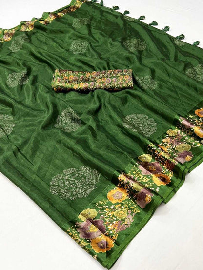 Soft Silk Rin198 Mannat Silk Sarees  Soft Silk Printed Silk Pure Silk Sarees