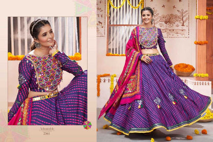 Soft Silk Rlh 2361 Lehengas  Traditional Navratri Chaniya Choli Lehengas E