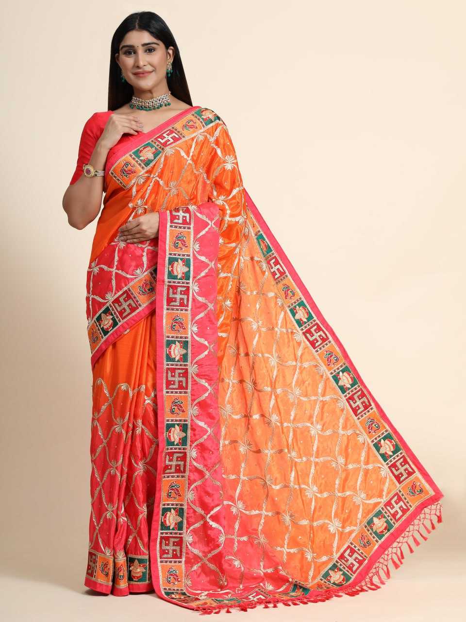 Soft Silk Rsc Panetar-127 Silk Sarees  Heavy Silk Soft Silk Patola Sarees E