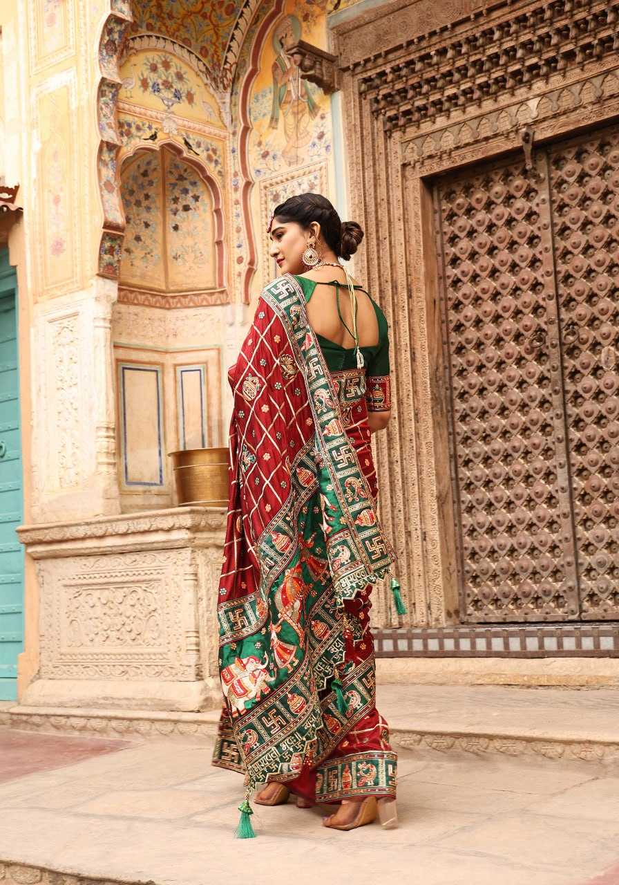 Soft Silk Rsc Panetar-132 Sarees  Heavy Silk Soft Silk Patola Sarees E