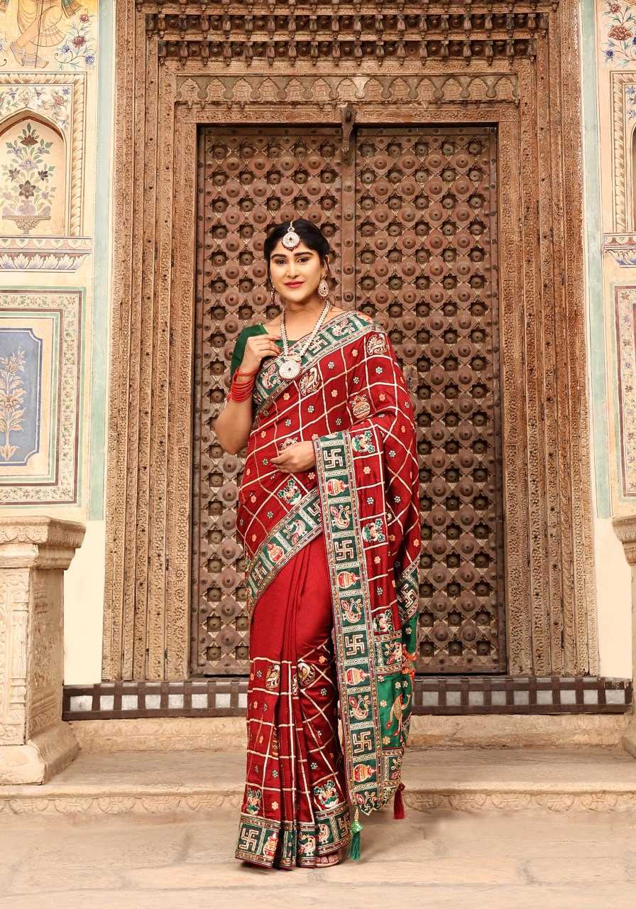 Soft Silk Rsc Panetar-132 Sarees  Heavy Silk Soft Silk Patola Sarees E