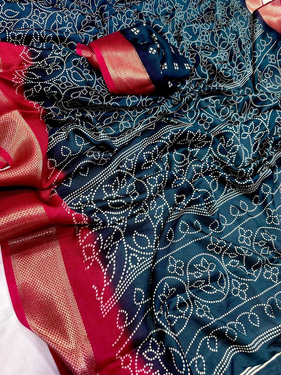 Soft Smooth Kesh110 Radha49 Sarees  Printed Ladies Zari Border Lightweight Sarees