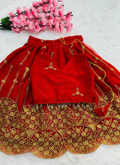 Soft Tissue Ref 34 Kids Wear  Kids Lehengas