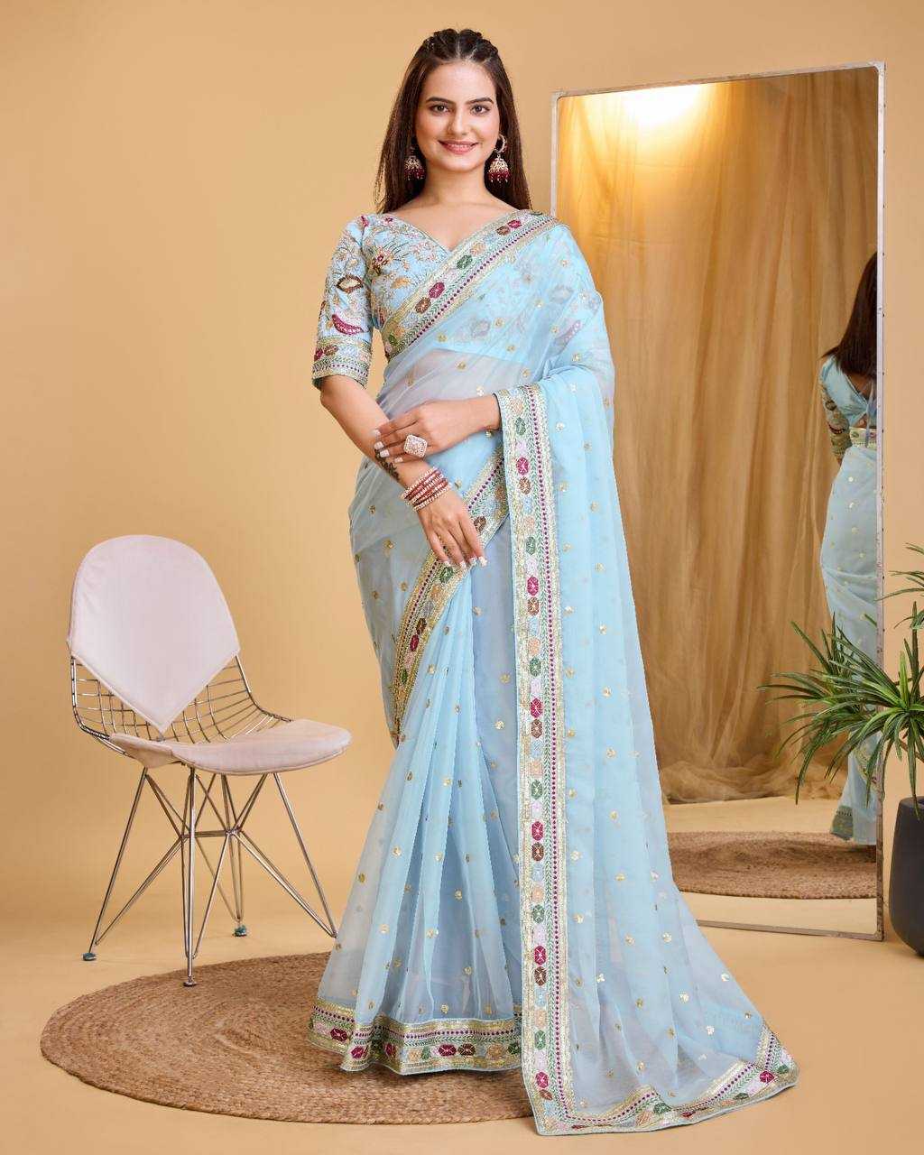 Tabby Orgnza Rvl Sangini  Sarees