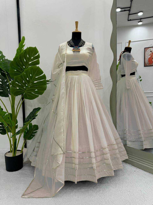 Tabby Silk Organza Rin162 301 Lehengas  Fancy Traditional Silk Lehengas