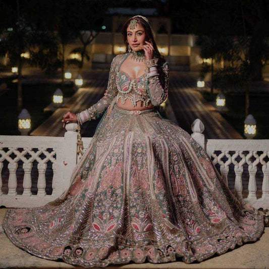 Tabby Silk Rin108 1651 Lehengas  Silk Wedding Embroidered Lehengas