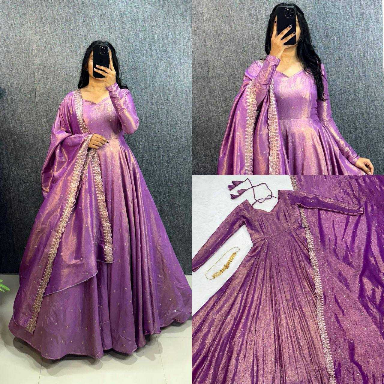 Tissue Rcba 02 Gowns  Fancy Anarkali Gowns