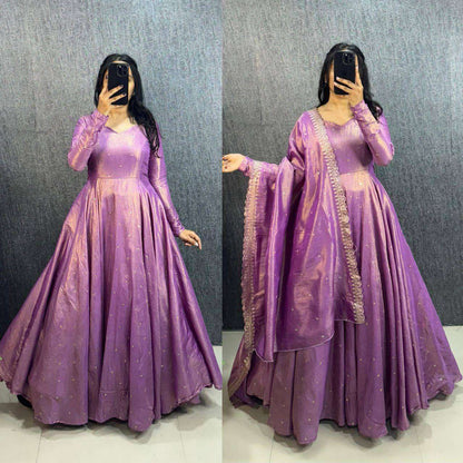 Tissue Rcba 02 Gowns  Fancy Anarkali Gowns