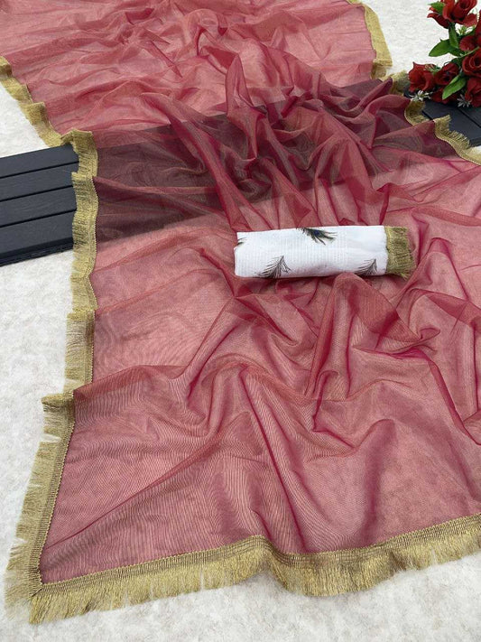 Tissue Rif Tamana  Saree