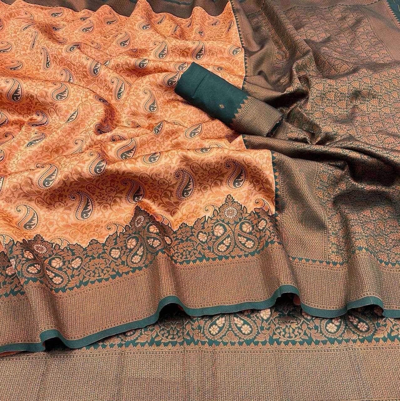 Tissue Rlc 624 Sarees  Ladies Kanchipuram Zari Border Sarees