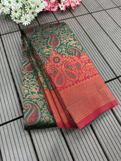 Tissue Rlc 624 Sarees  Ladies Kanchipuram Zari Border Sarees