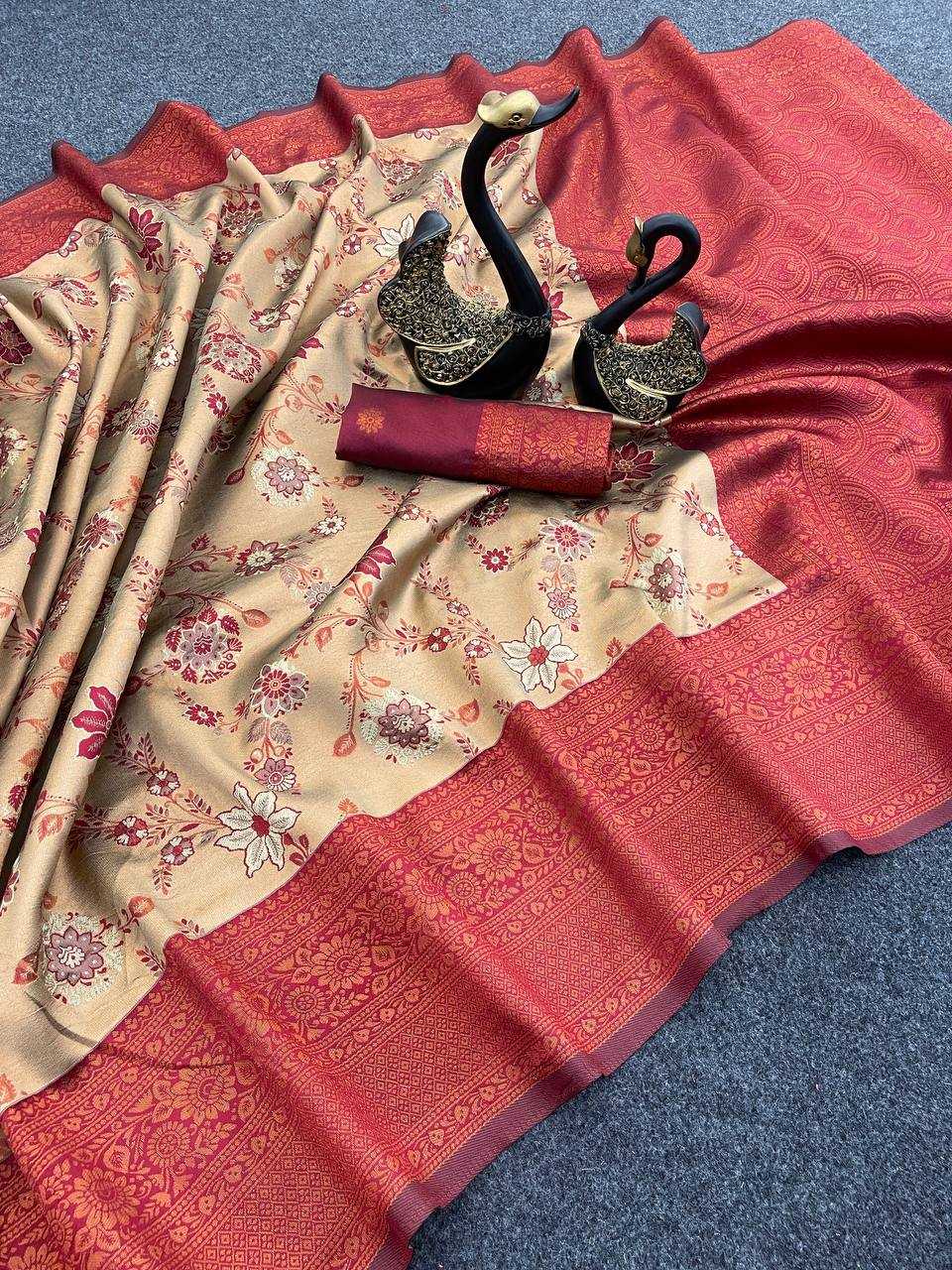 Tissue Rsf 742 Sarees  Printed Ladies Tissue Silk Sarees