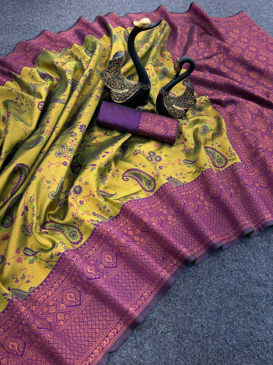 Tissue Rsf 743 Sarees  Printed Ladies Tissue Silk Sarees