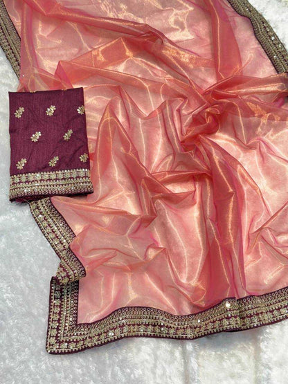 Tissue Rvz 1038  Saree