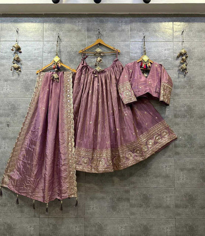 Tissue Silk Kesh179 Ahb18 Lehengas  Traditional Silk Lehengas