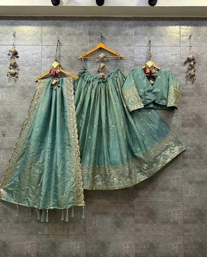 Tissue Silk Kesh179 Ahb18 Lehengas  Traditional Silk Lehengas