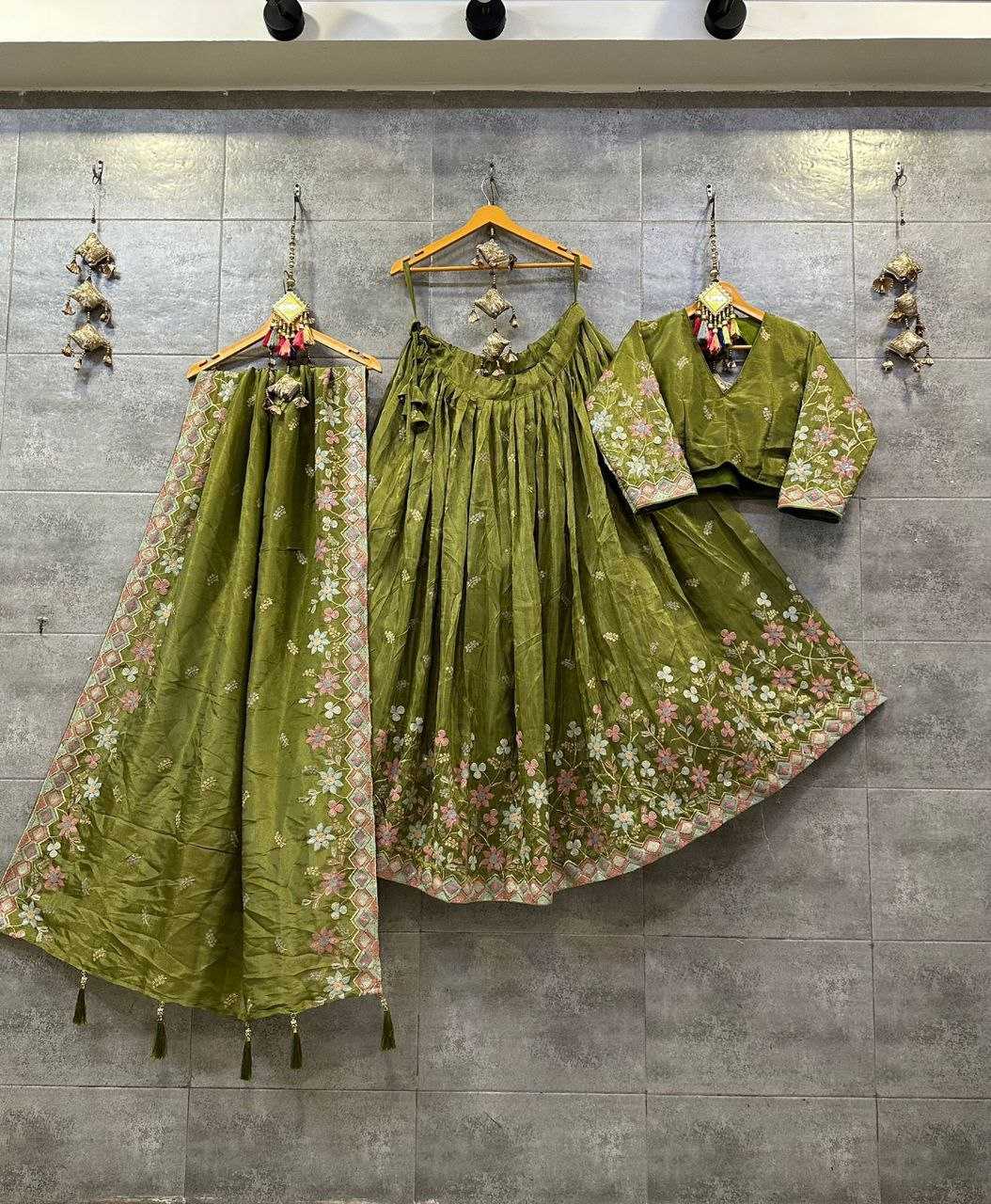 Tissue Silk Kesh179 Ahb23 Lehengas  Traditional Silk Embroidered Lehengas