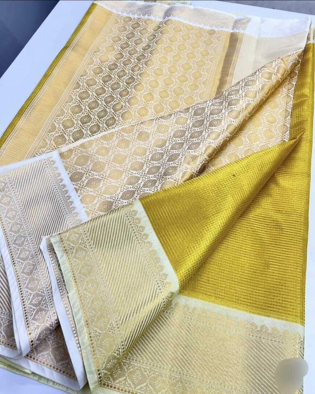 Tissue Silk Mkd 90 Sarees  Ladies Tissue Silk Sarees