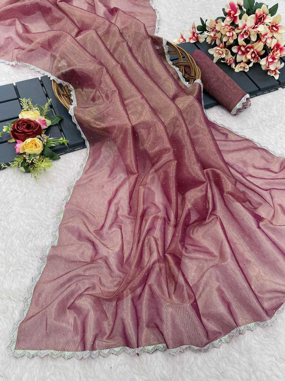 Tissue Silk Rif Shivkala  Sarees