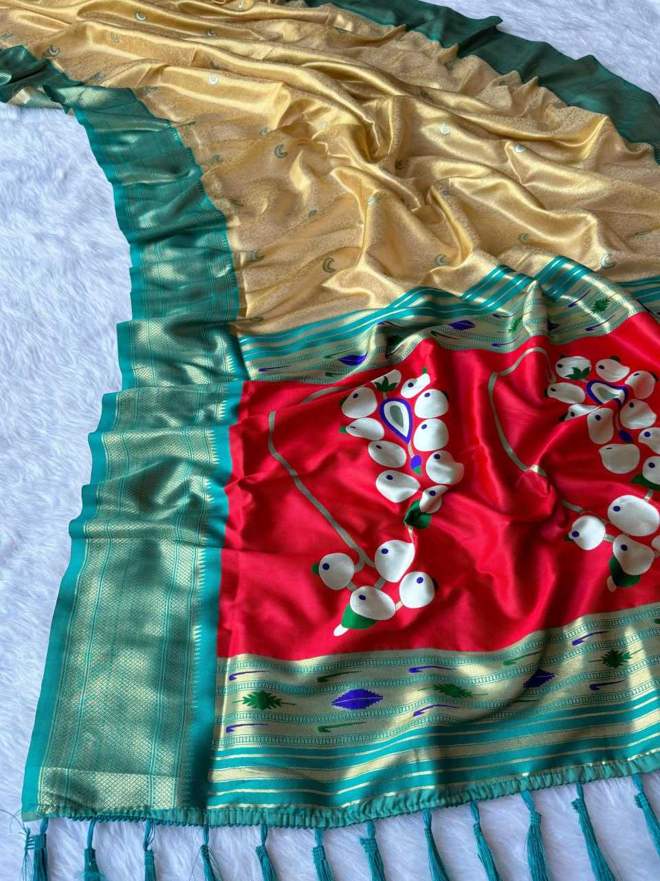 Tissue Silk Rin186 Rvv41 Sarees  Tissue Silk Butta Zari Border Sarees