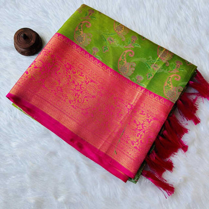 Tissue Silk Rin186 Rvv44 Sarees  Tissue Silk Zari Border Silk Sarees