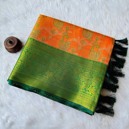 Tissue Silk Rin186 Rvv44 Sarees  Tissue Silk Zari Border Silk Sarees