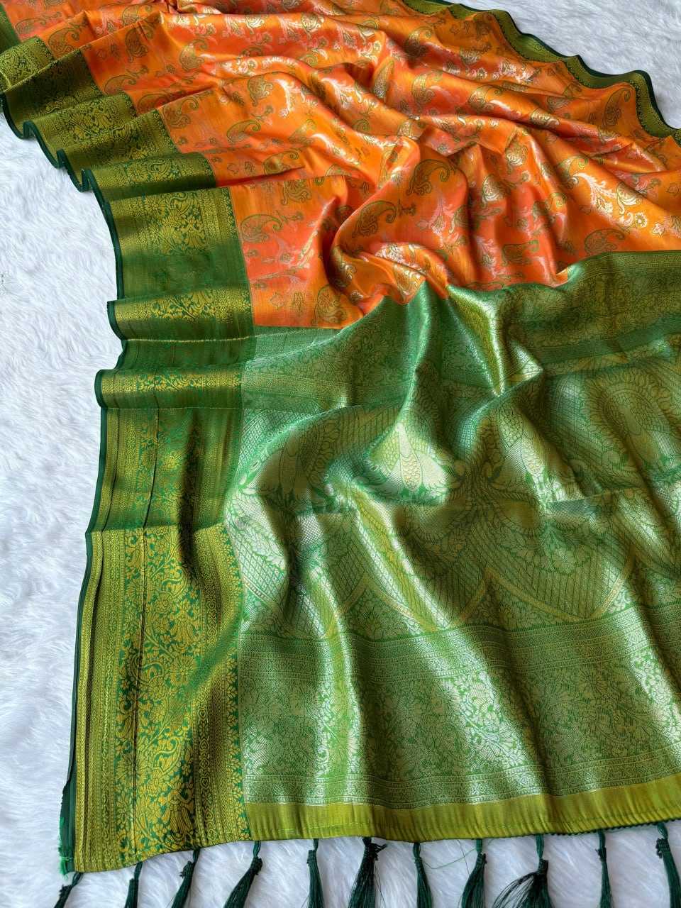 Tissue Silk Rin186 Rvv44 Sarees  Tissue Silk Zari Border Silk Sarees