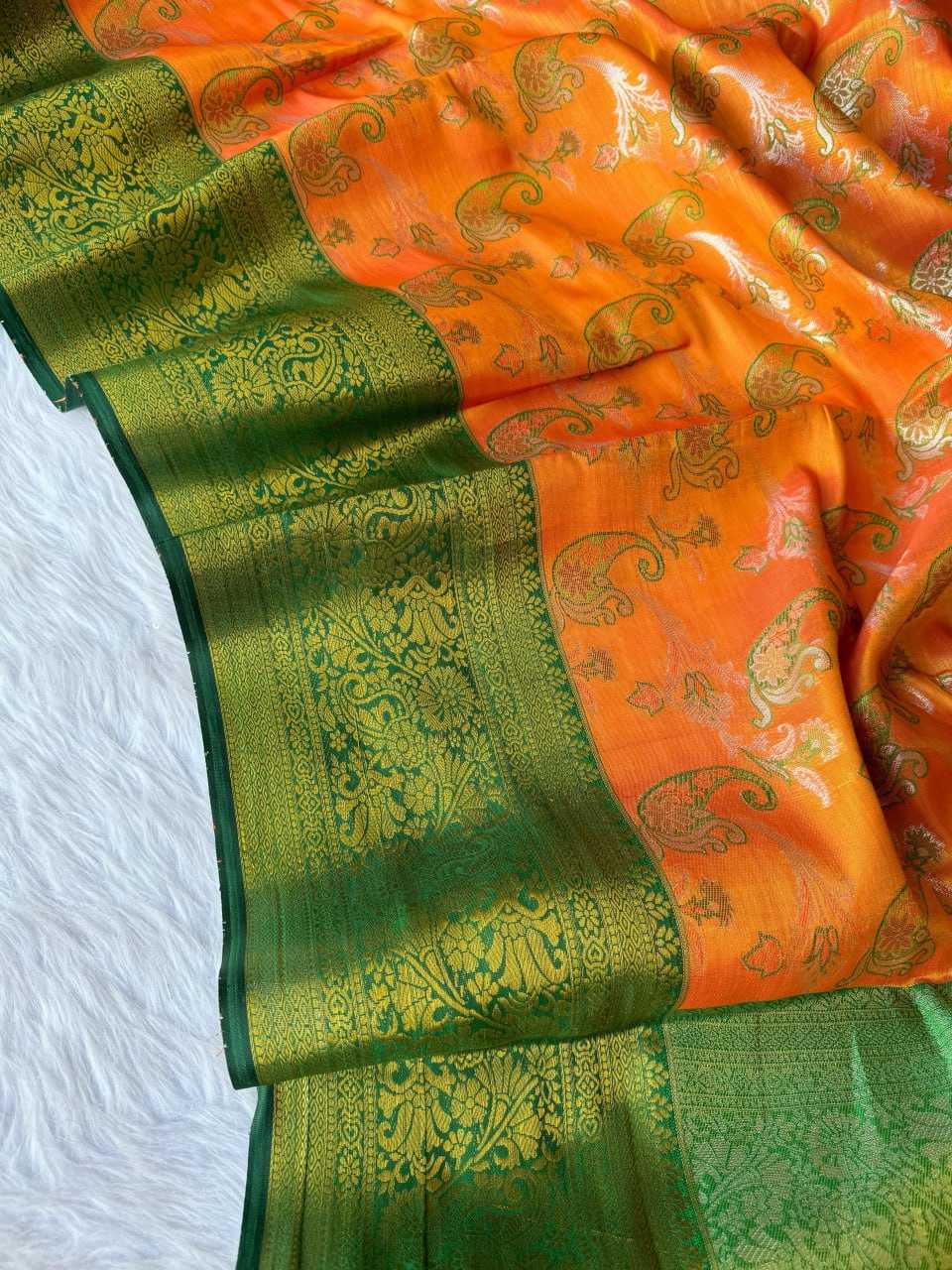 Tissue Silk Rin186 Rvv44 Sarees  Tissue Silk Zari Border Silk Sarees