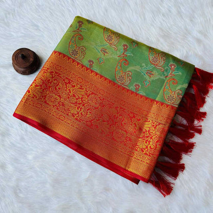 Tissue Silk Rin186 Rvv44 Sarees  Tissue Silk Zari Border Silk Sarees