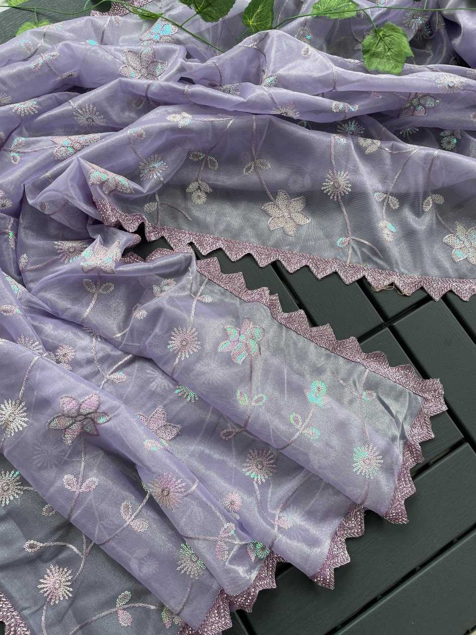 Tissue Silk Rvv 11 Sarees  Fancy Tissue Silk Cutwork Sarees