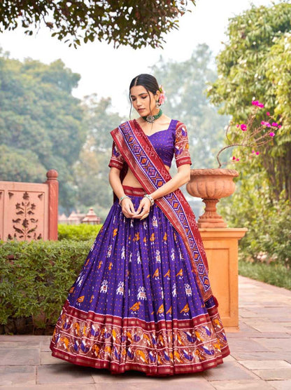 Tussar Silk Fys 1494 Llehengas  Traditional Lehenga