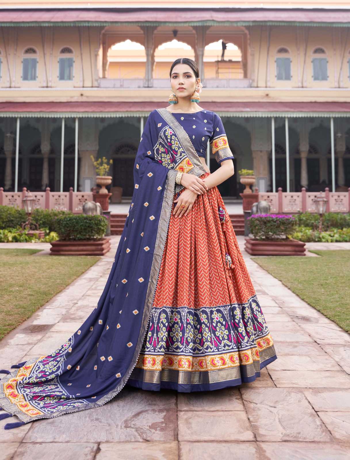 Tussar Silk Kesh134 1206 Lehengas  Silk Printed Traditional Lehengas