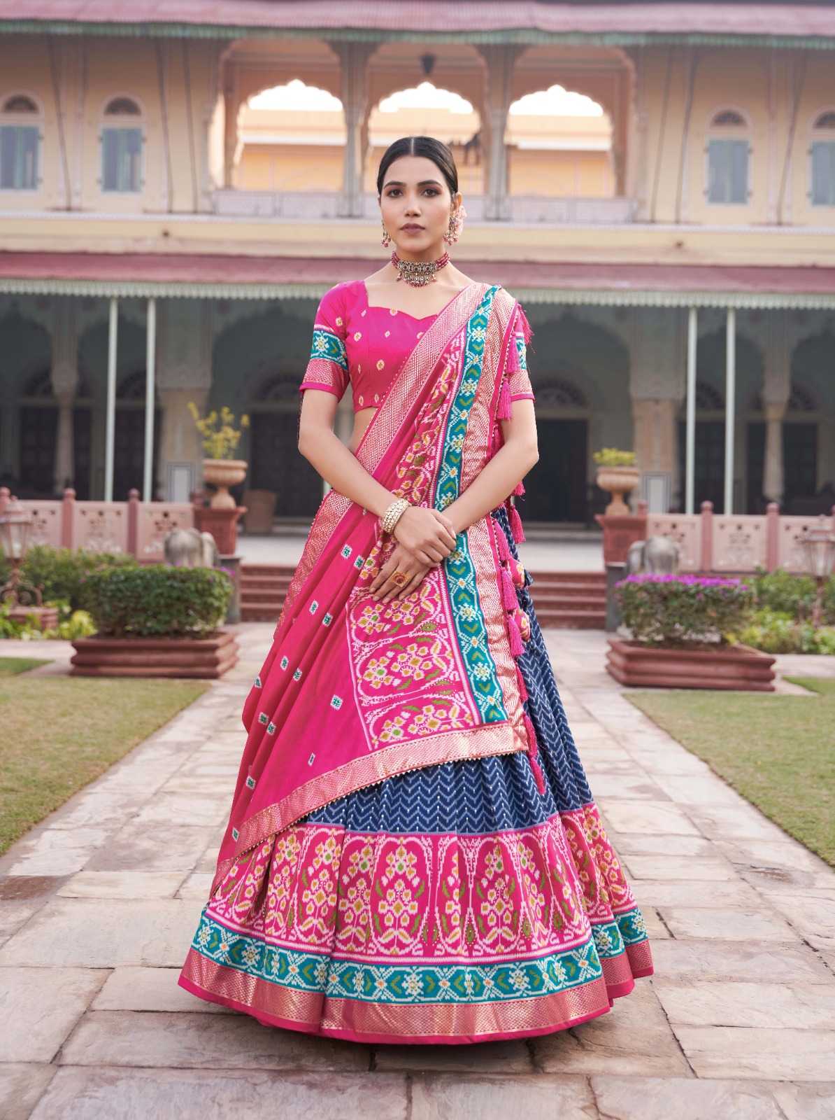 Tussar Silk Kesh134 1206 Lehengas  Silk Printed Traditional Lehengas