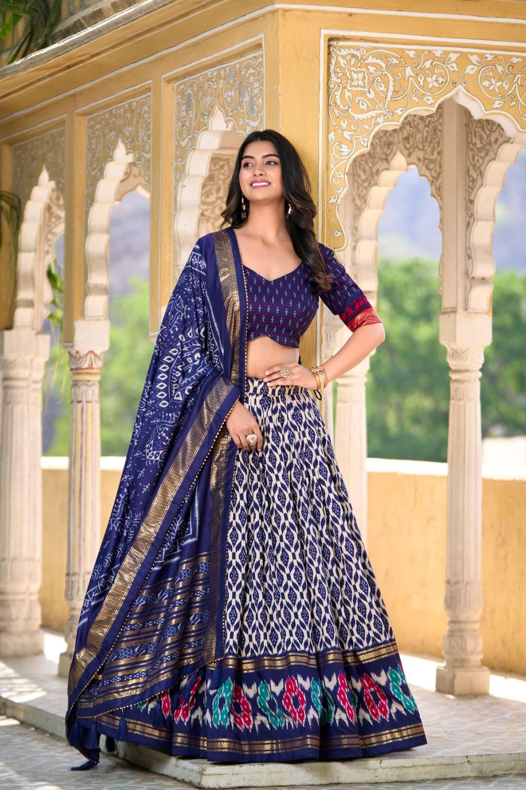 Tussar Silk Kesh134 1223 Lehengas  Silk Printed Traditional Lehengas