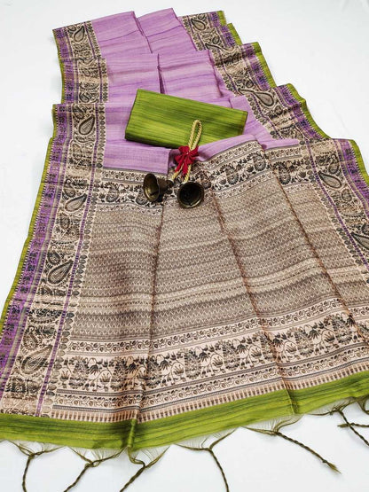 Tussar Silk Kesh165 101 Silk Sarees  Soft Silk Tussar Silk Traditional Sarees