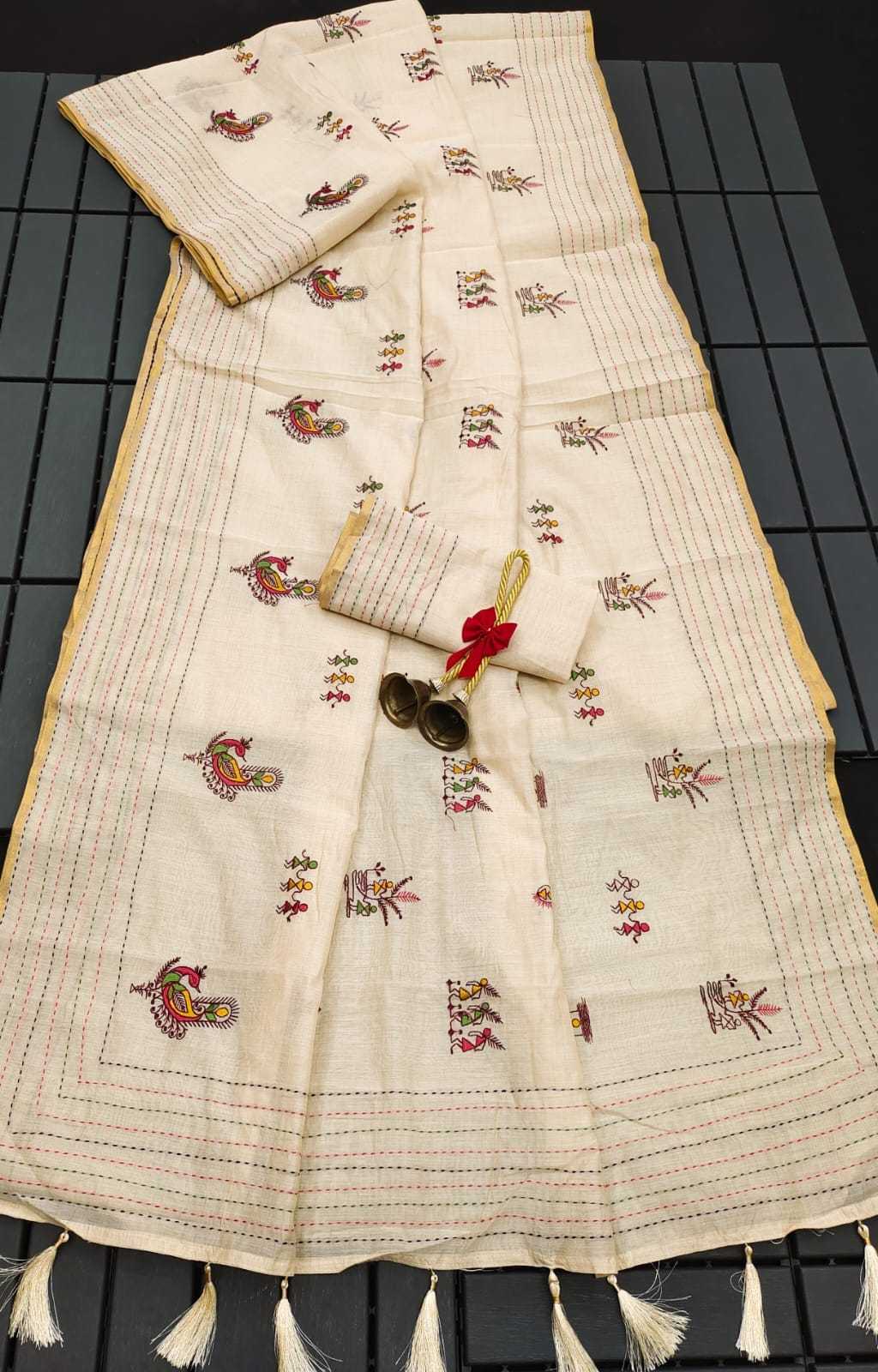 Tussar Silk Kesh165 Rbn10 Silk Sarees  Soft Silk Tussar Silk Traditional Silk Sarees