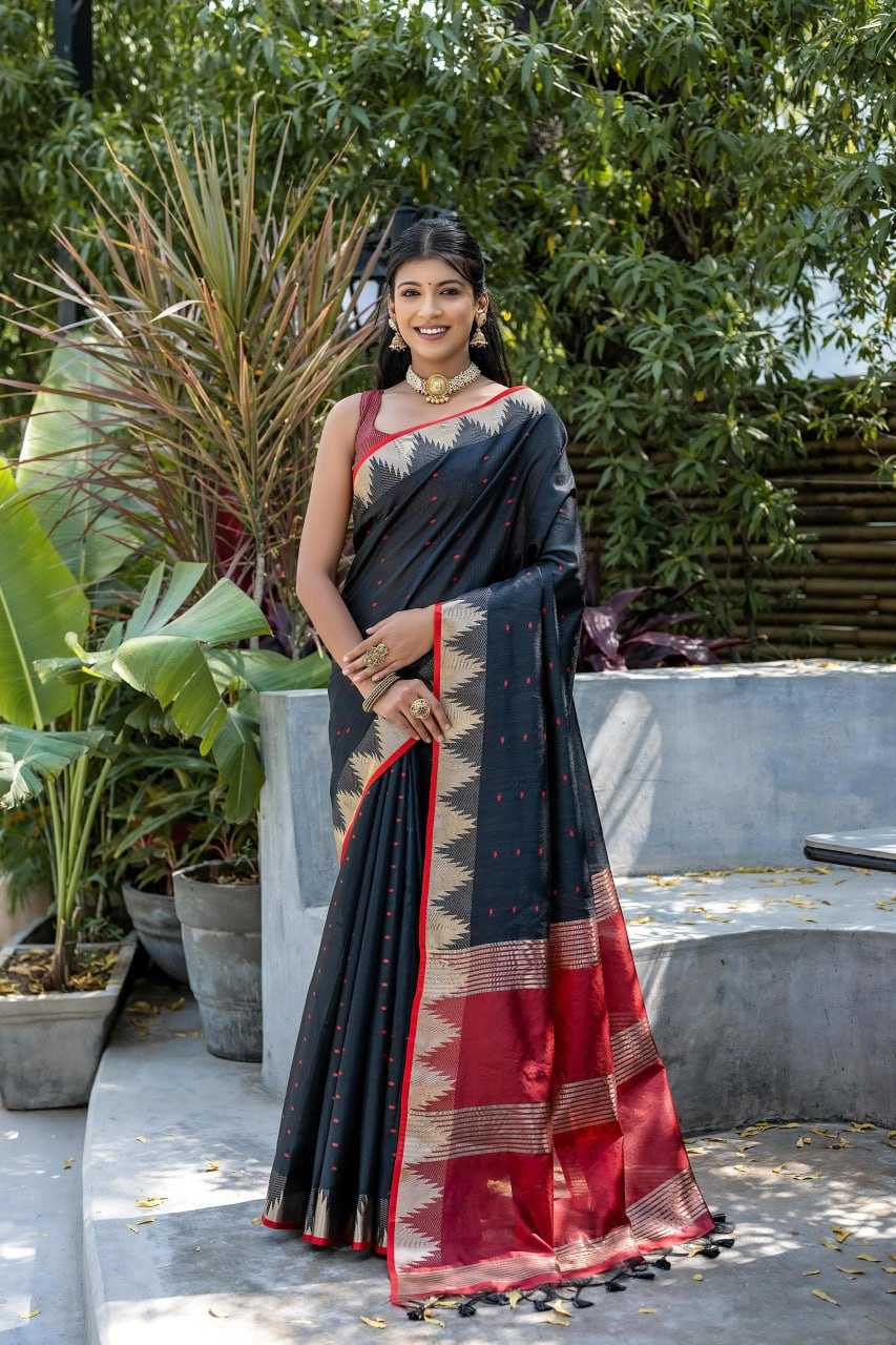 Tussar Silk Kesh171 Elisha Silk Sarees  Soft Silk Tussar Silk Traditonal Sarees