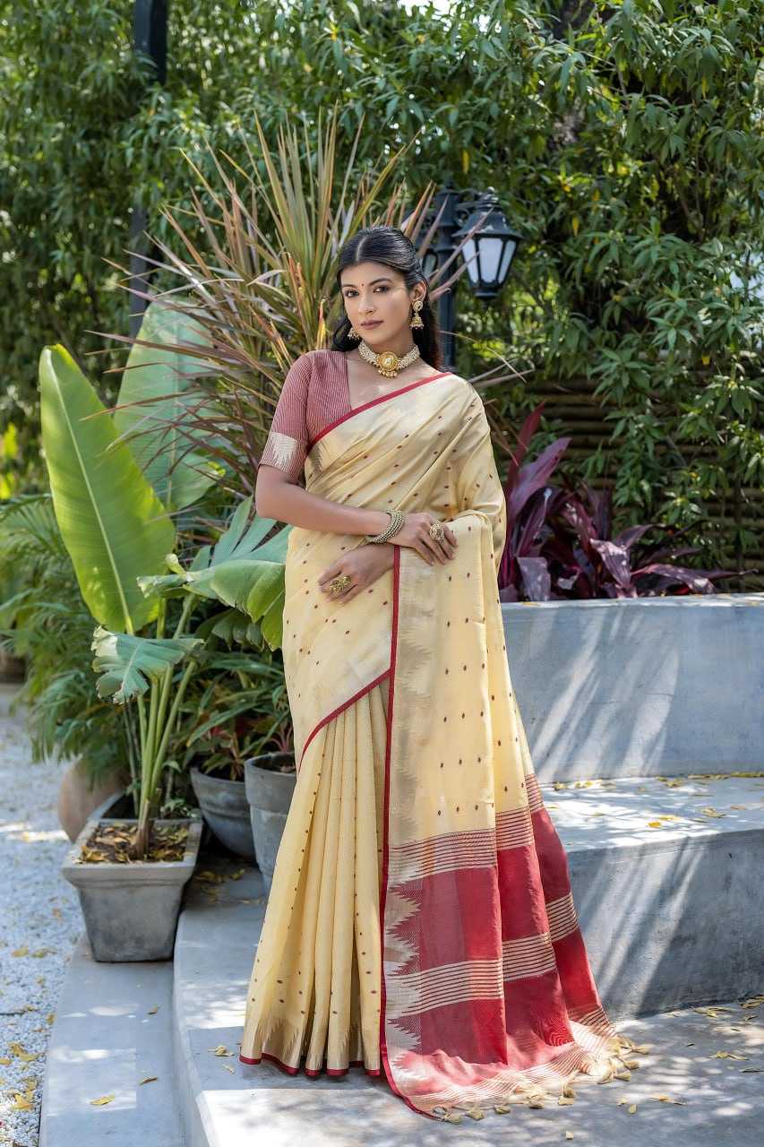 Tussar Silk Kesh171 Elisha Silk Sarees  Soft Silk Tussar Silk Traditonal Sarees