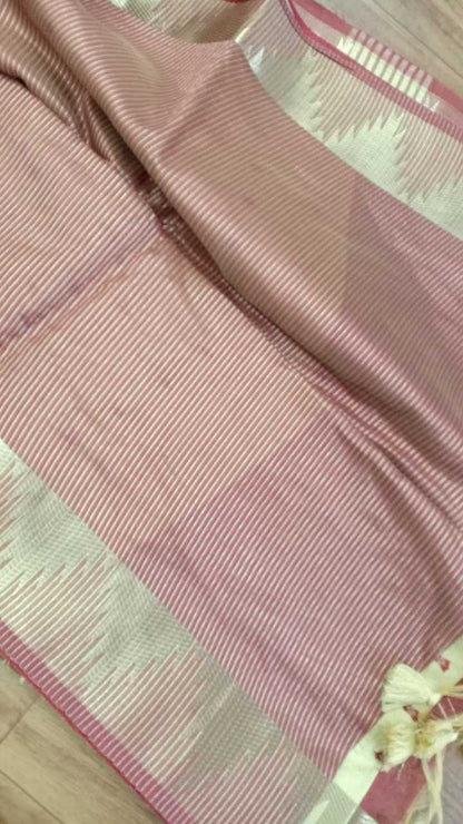 Tussar Silk Kesh171 Elisha Silk Sarees  Soft Silk Tussar Silk Traditonal Sarees