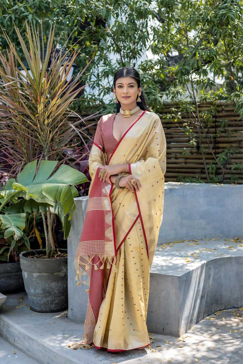 Tussar Silk Kesh171 Elisha Silk Sarees  Soft Silk Tussar Silk Traditonal Sarees