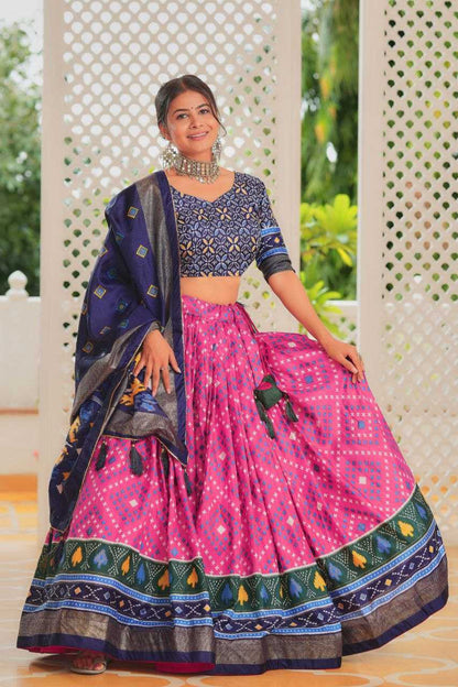 Tussar Silk Kesh187 Amisha Lehengas  Traditional Silk Printed Lehengas