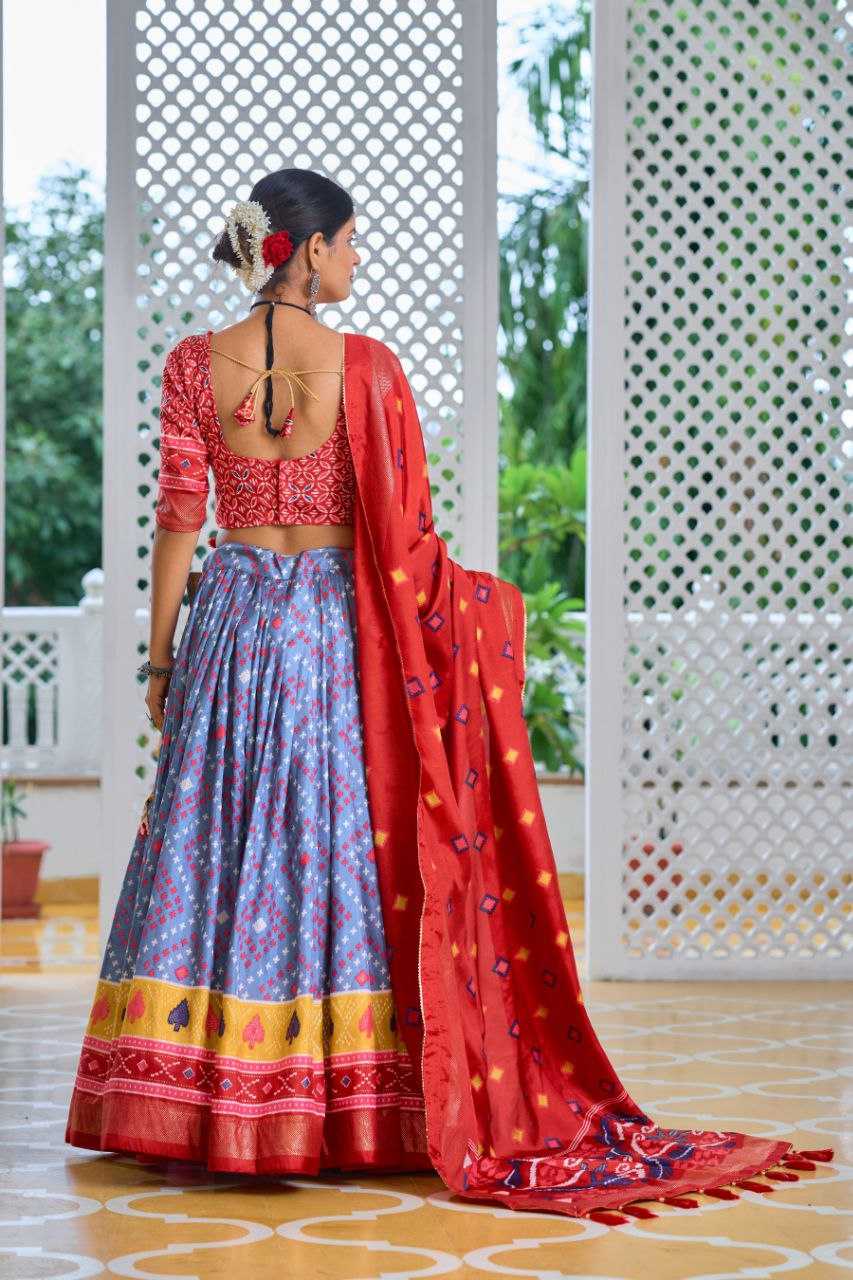 Tussar Silk Kesh187 Amisha Lehengas  Traditional Silk Printed Lehengas