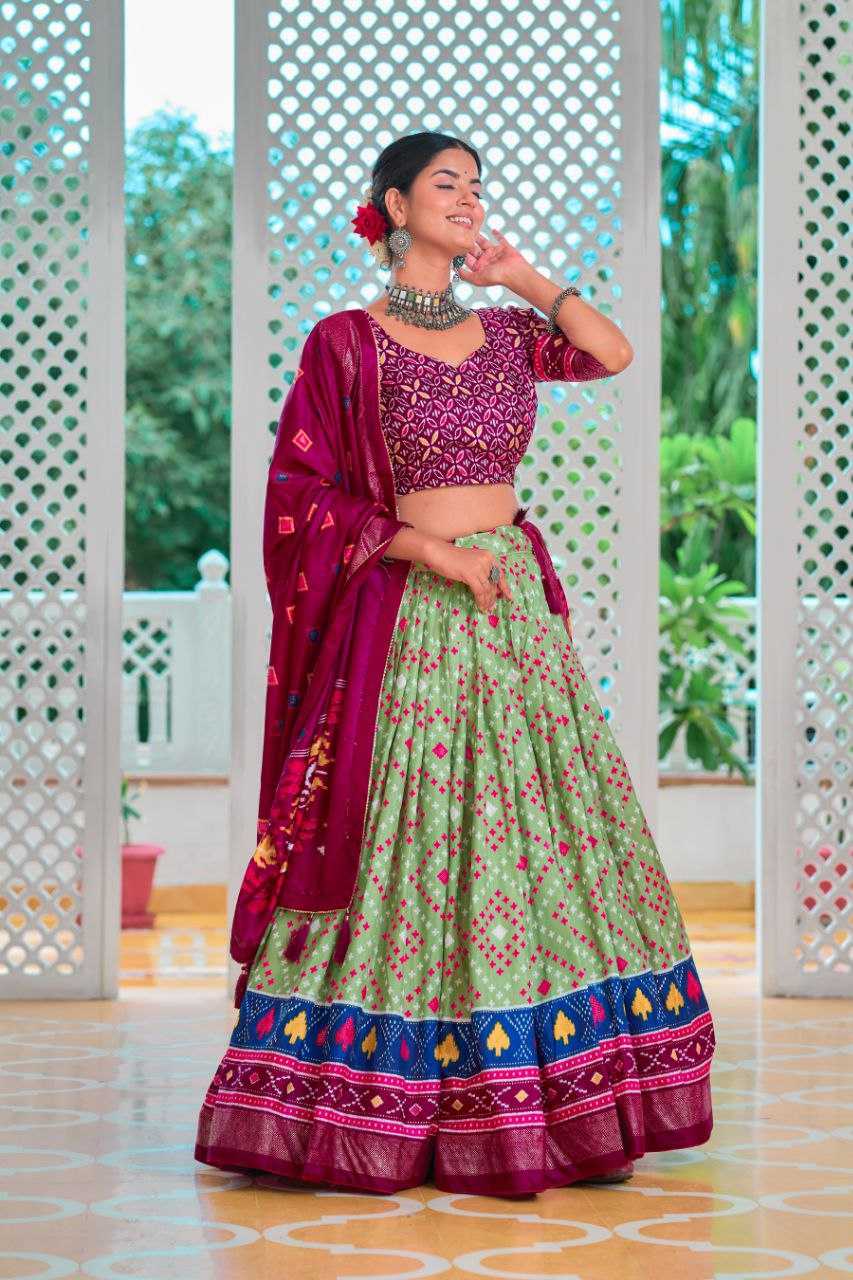 Tussar Silk Kesh187 Amisha Lehengas  Traditional Silk Printed Lehengas