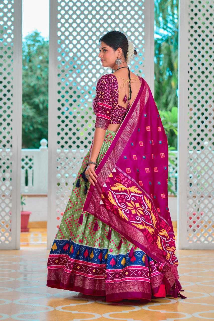 Tussar Silk Kesh187 Amisha Lehengas  Traditional Silk Printed Lehengas