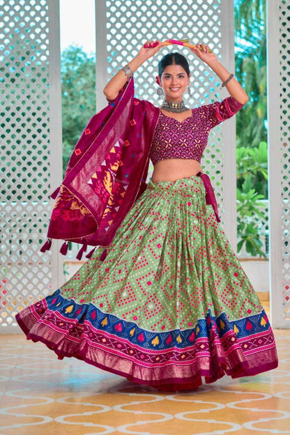 Tussar Silk Kesh187 Amisha Lehengas  Traditional Silk Printed Lehengas