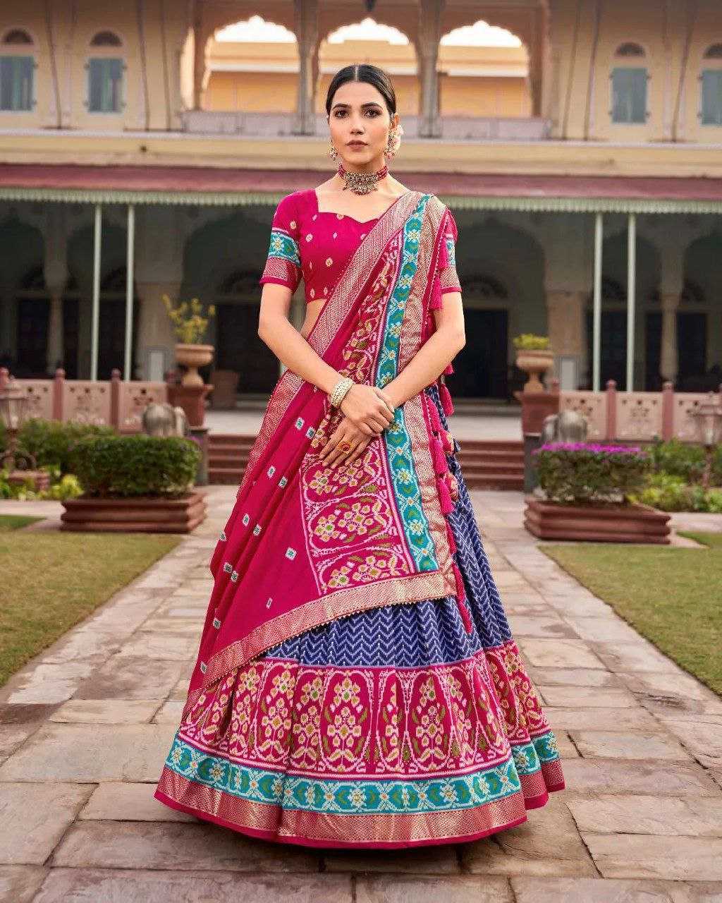 Tussar Silk Kesh187 Leriya 2 Lehengas  Traditional Silk Printed Lehengas