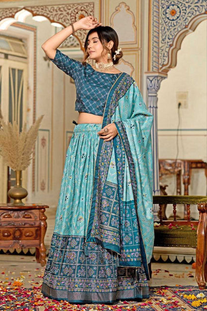 Tussar Silk Kesh187 Maya Lehengas  Silk Printed Lehengas