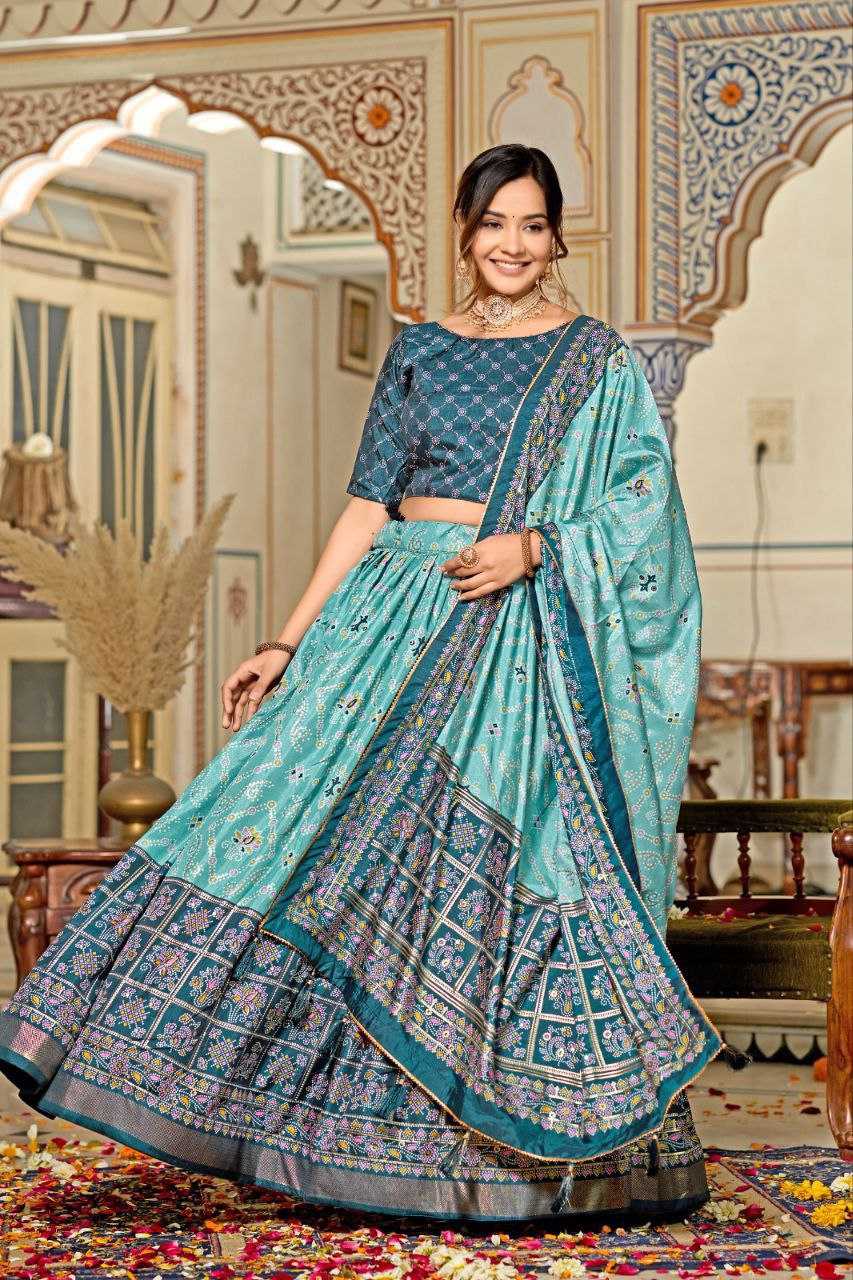 Tussar Silk Kesh187 Maya Lehengas  Silk Printed Lehengas