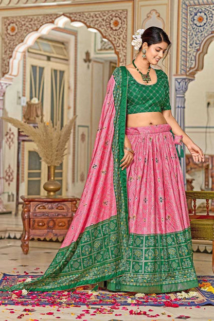 Tussar Silk Kesh187 Maya Lehengas  Silk Printed Lehengas