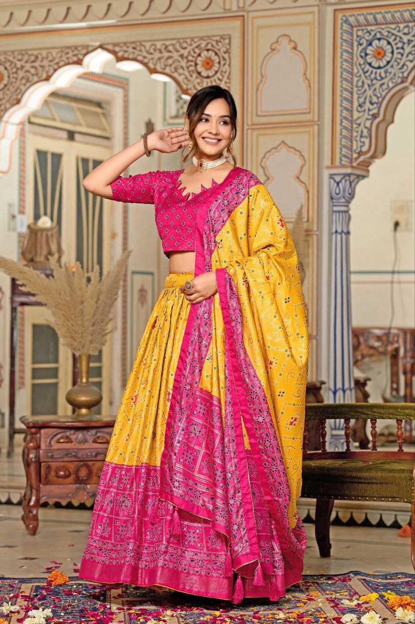 Tussar Silk Kesh187 Maya Lehengas  Silk Printed Lehengas